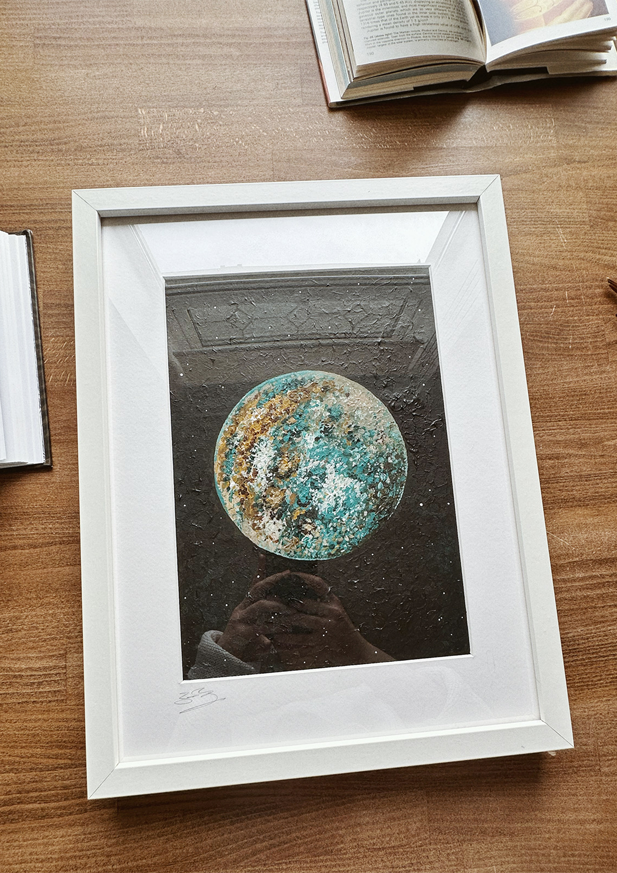 Jupiter from Juno- Framed Original Artwork
