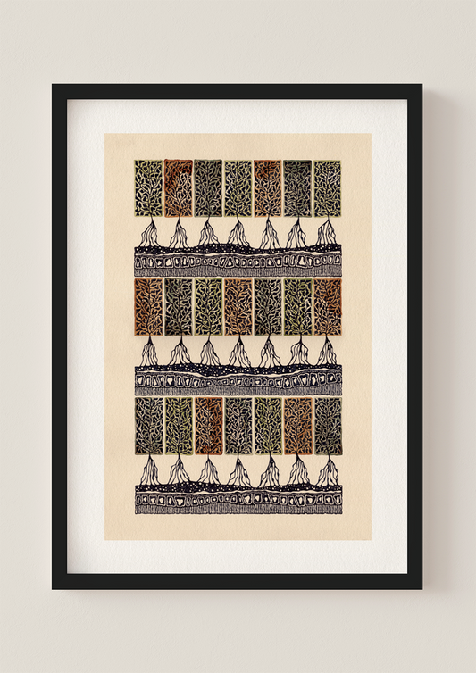 The Autumn Trees - Art Print
