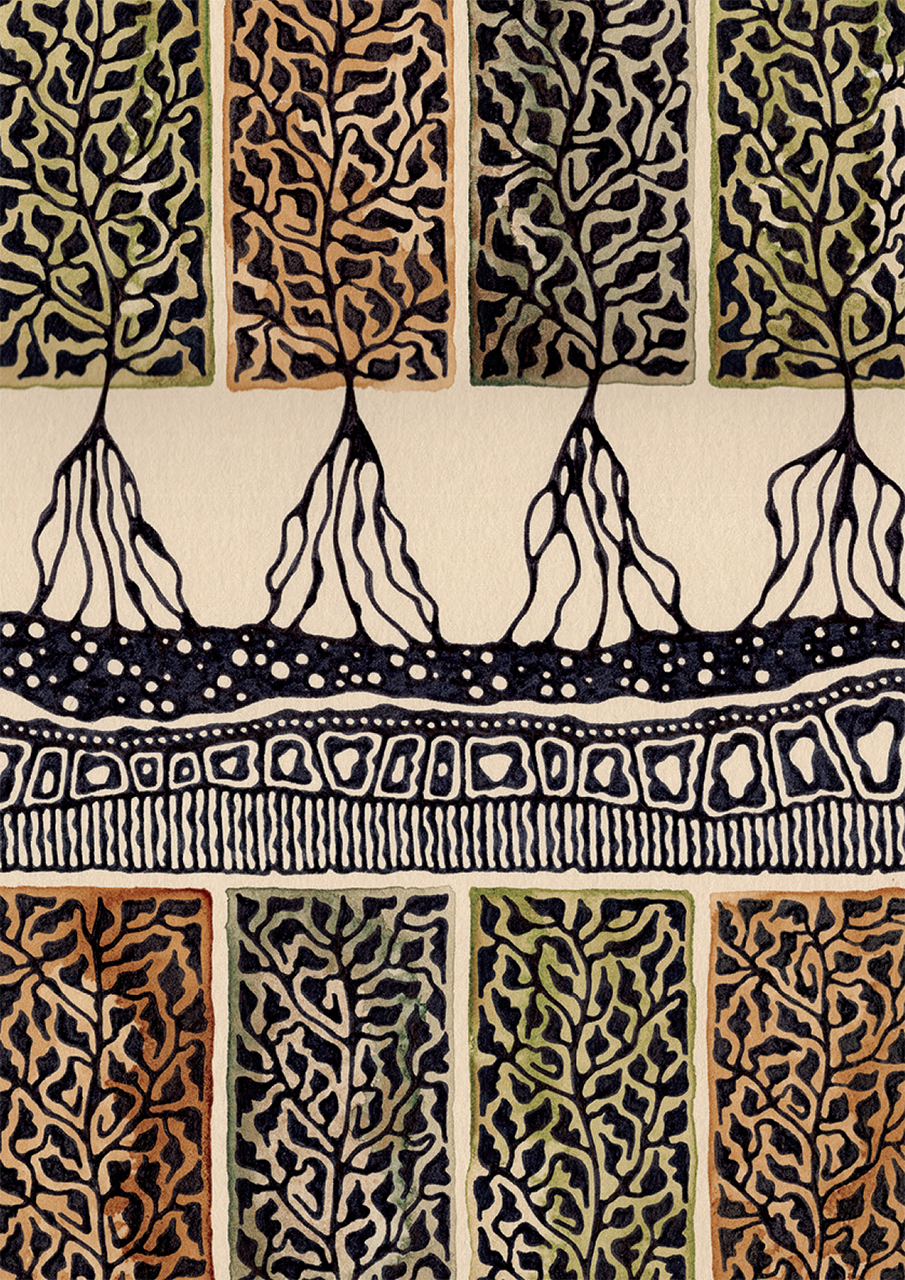 The Autumn Trees - Art Print