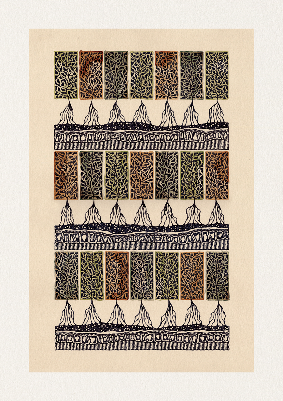 The Autumn Trees - Art Print