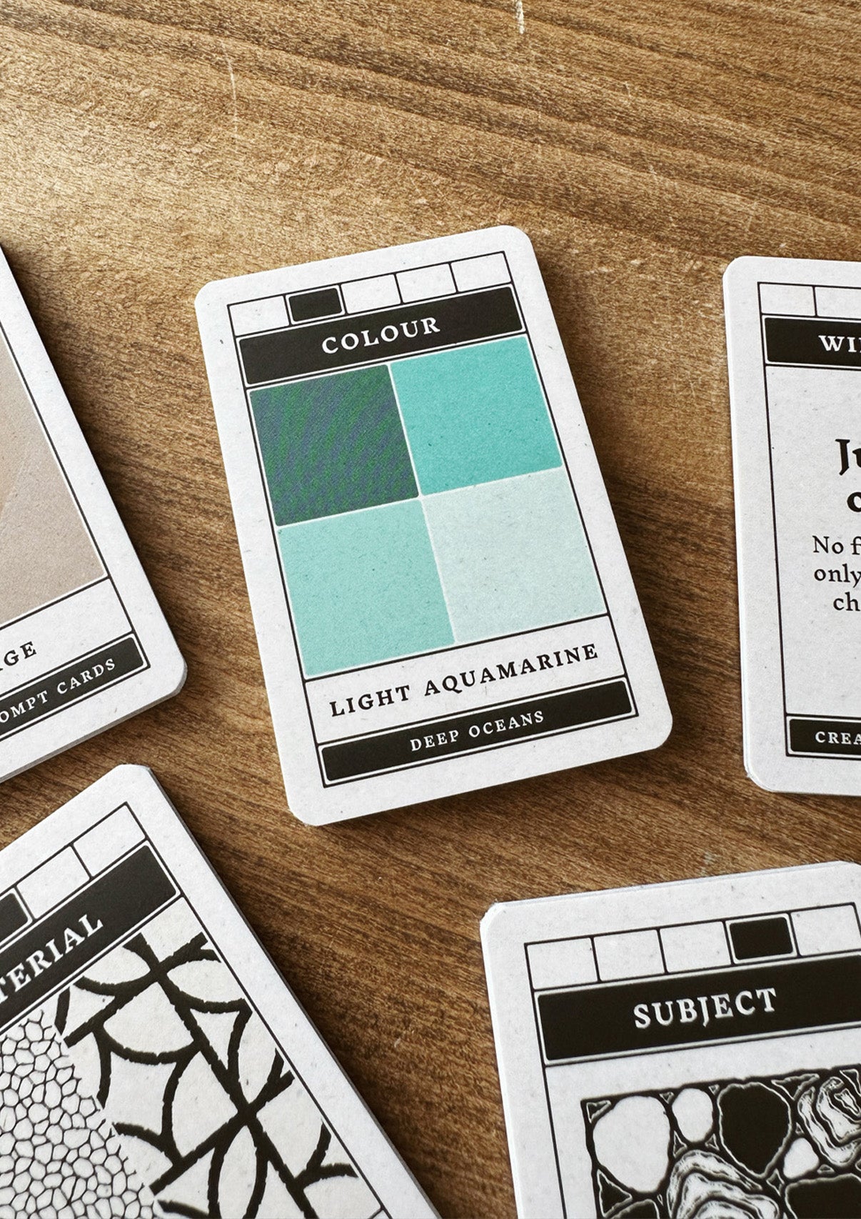Deep Oceans - Creative Prompt Cards