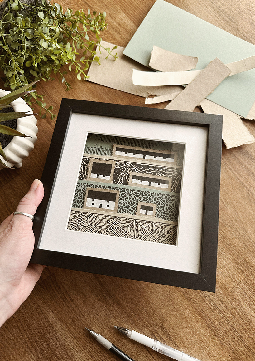 Ard na Mara Cottages - Framed Original Artwork