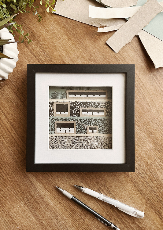 Ard na Mara Cottages - Framed Original Artwork