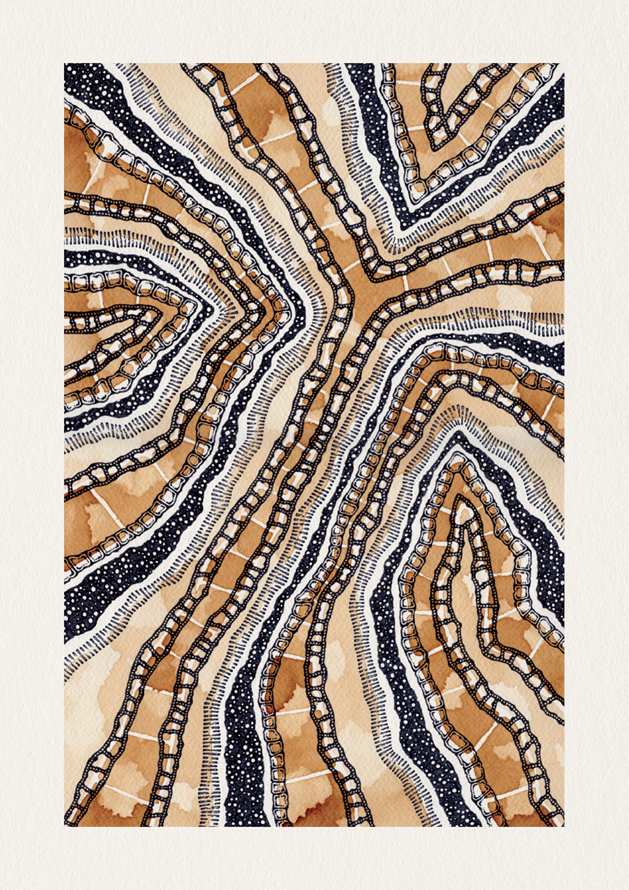 The Midnight Hills - Art Print