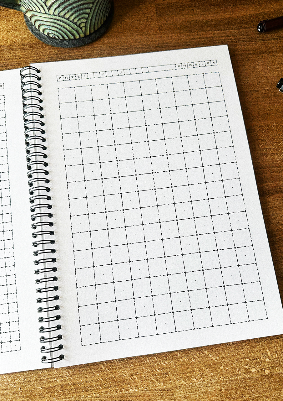 Peaceful Pixels Colouring Book