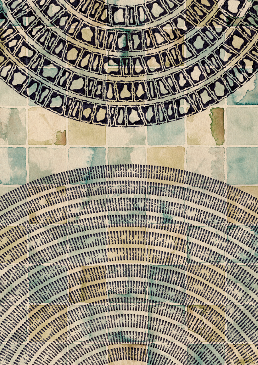 The Roman Tiles - Art Print