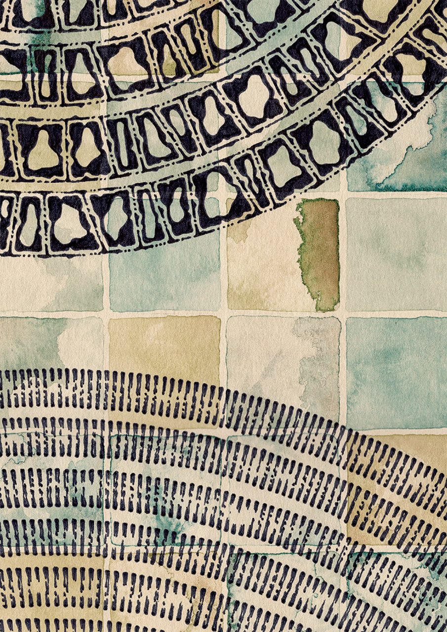 The Roman Tiles - Art Print