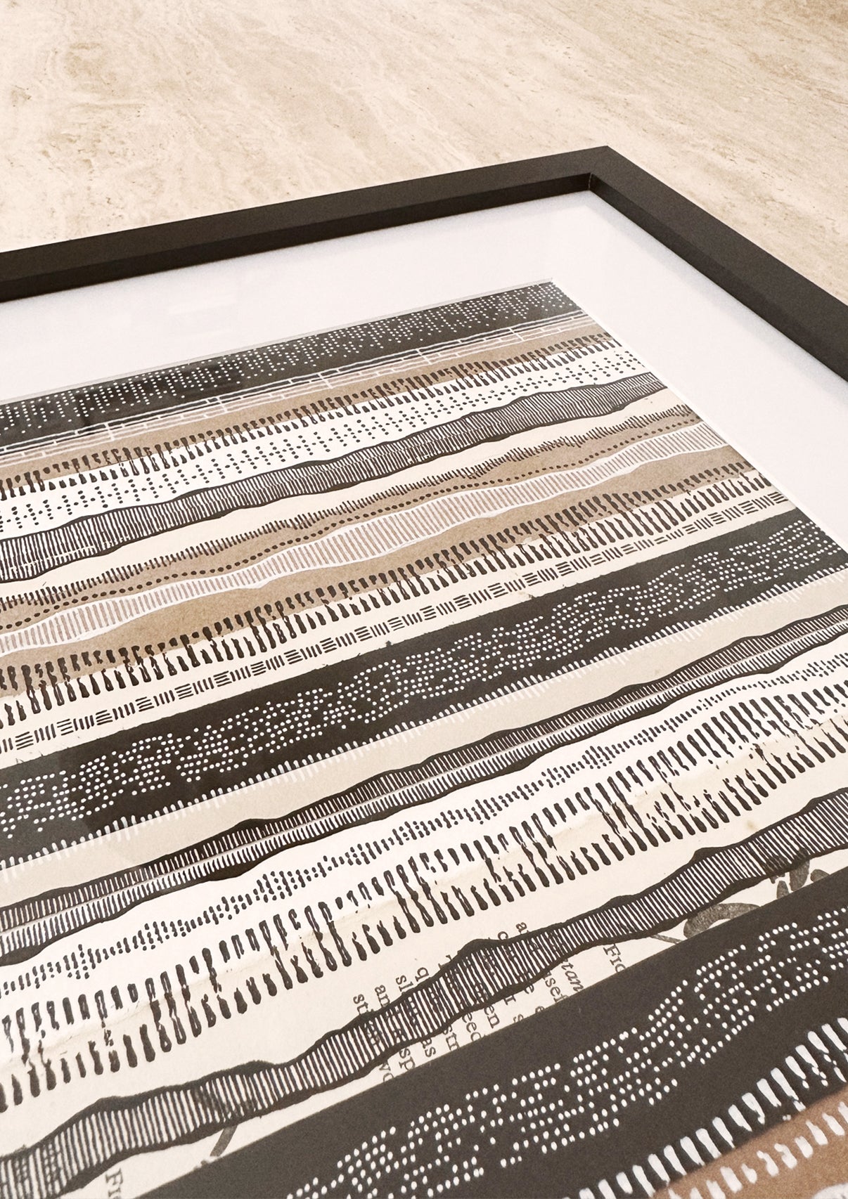The Music Marks - Framed Original Artwork