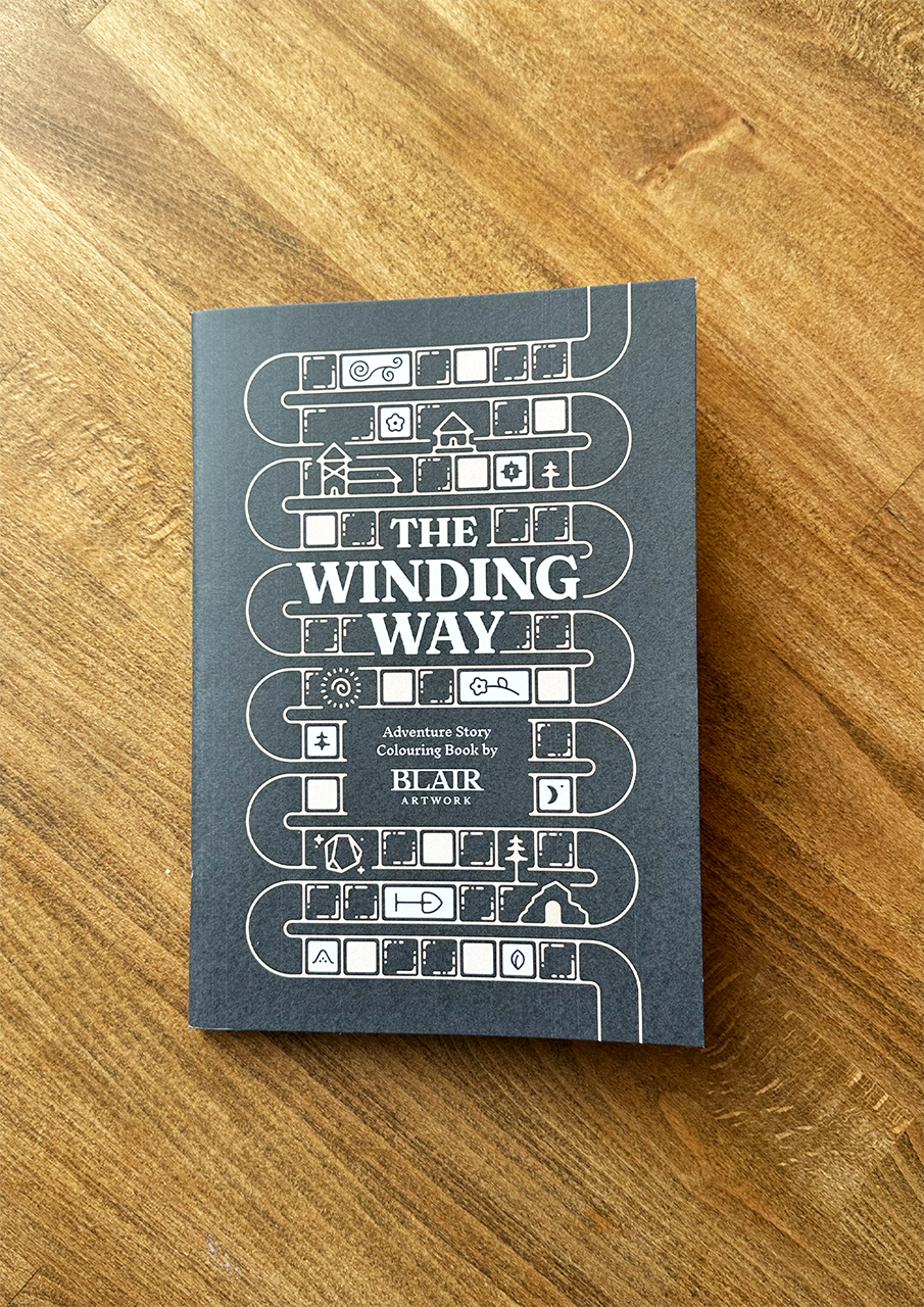 The Winding Way - Adventure Story Colouring Book