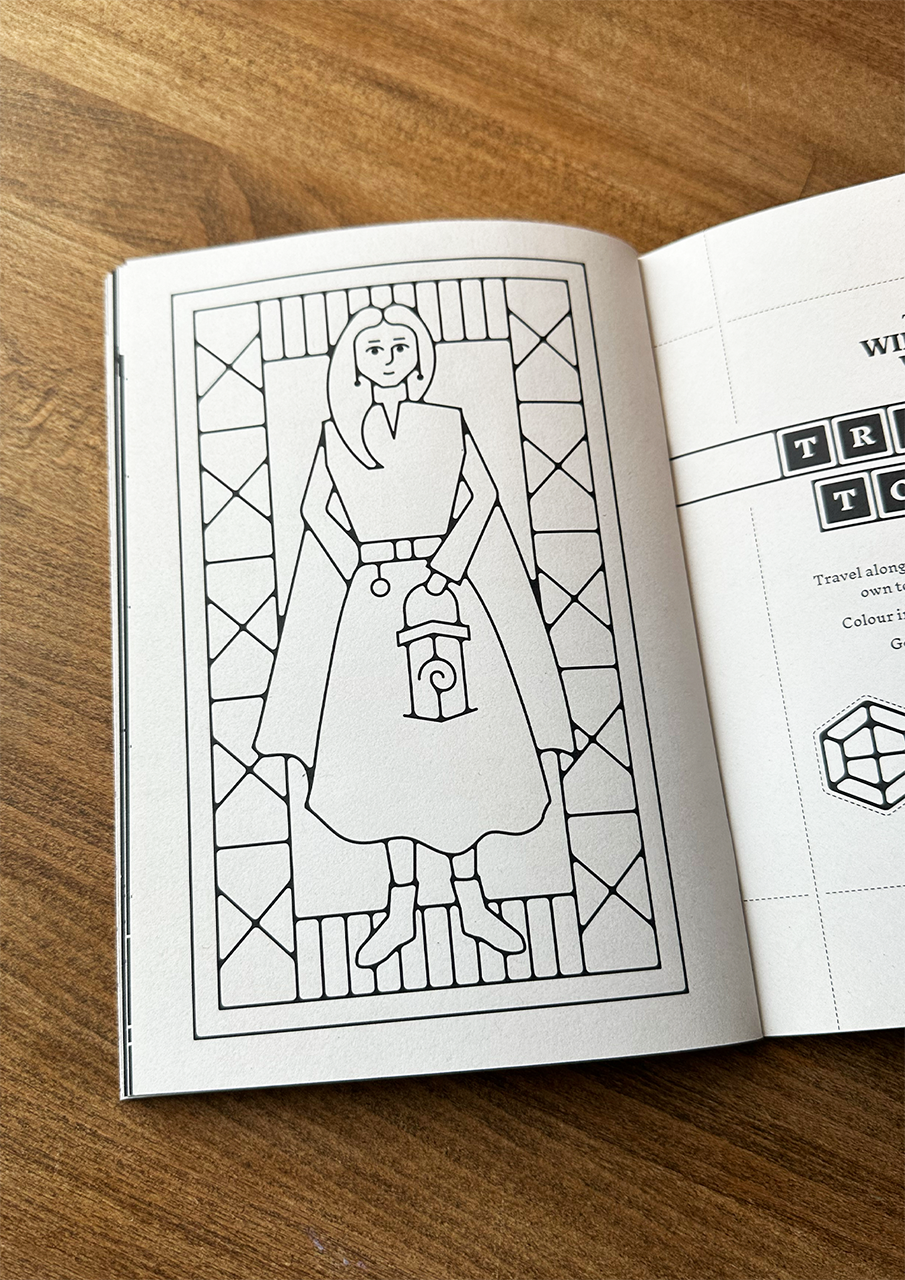 The Winding Way - Adventure Story Colouring Book