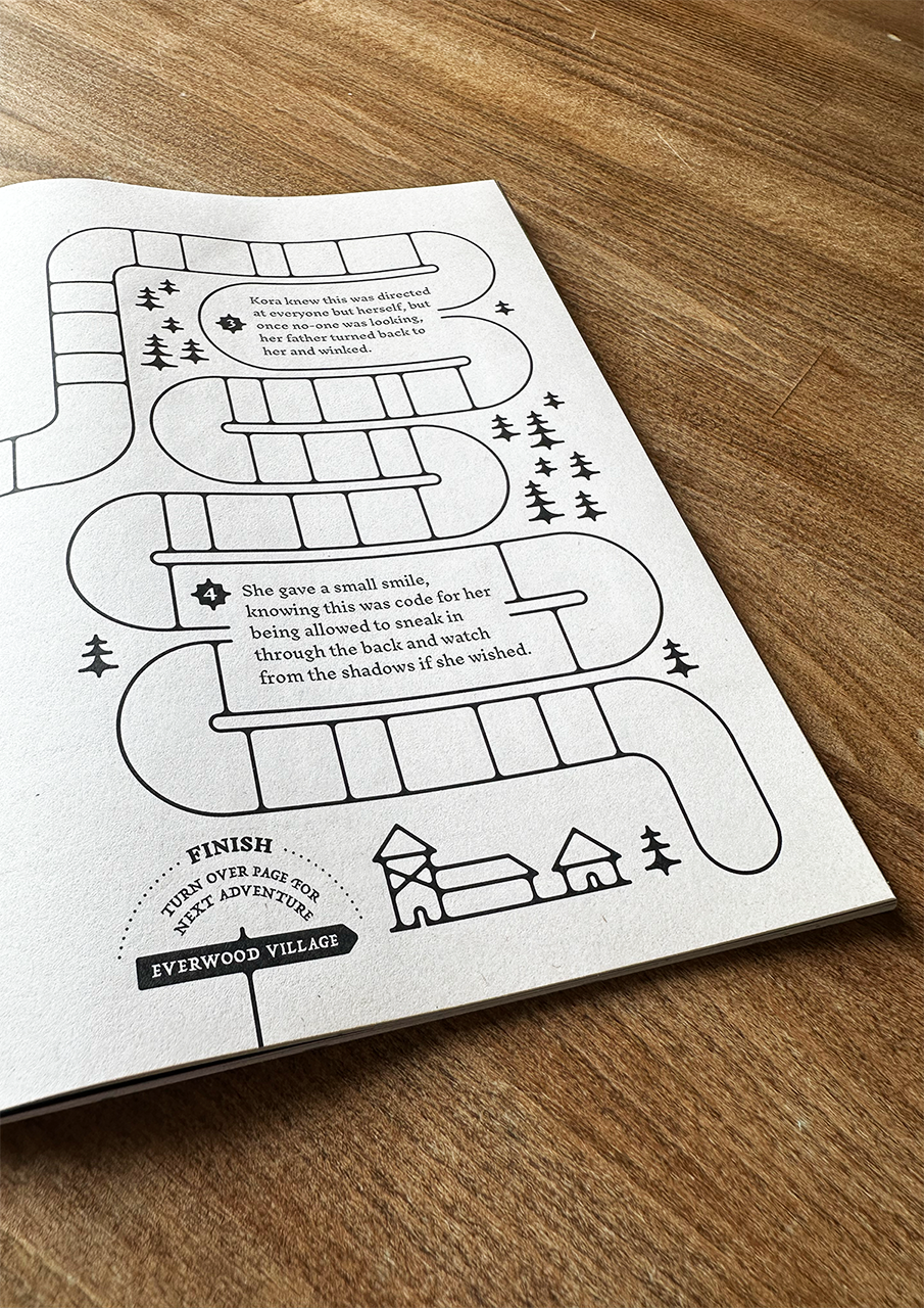 The Winding Way - Adventure Story Colouring Book