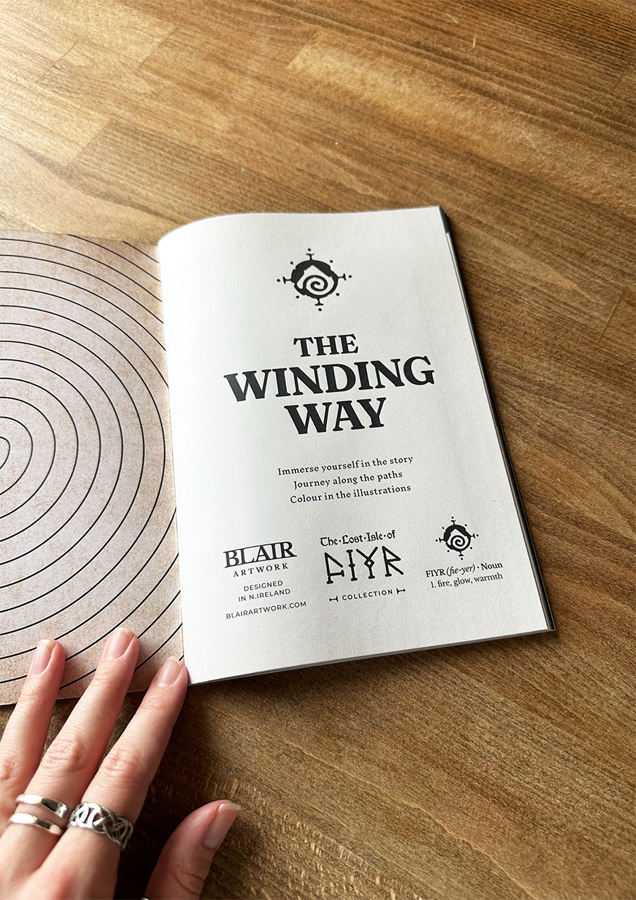 The Winding Way - Adventure Story Colouring Book