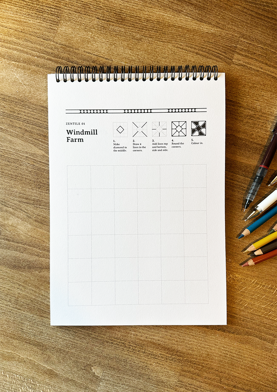 Zentiles Guided Drawing Book