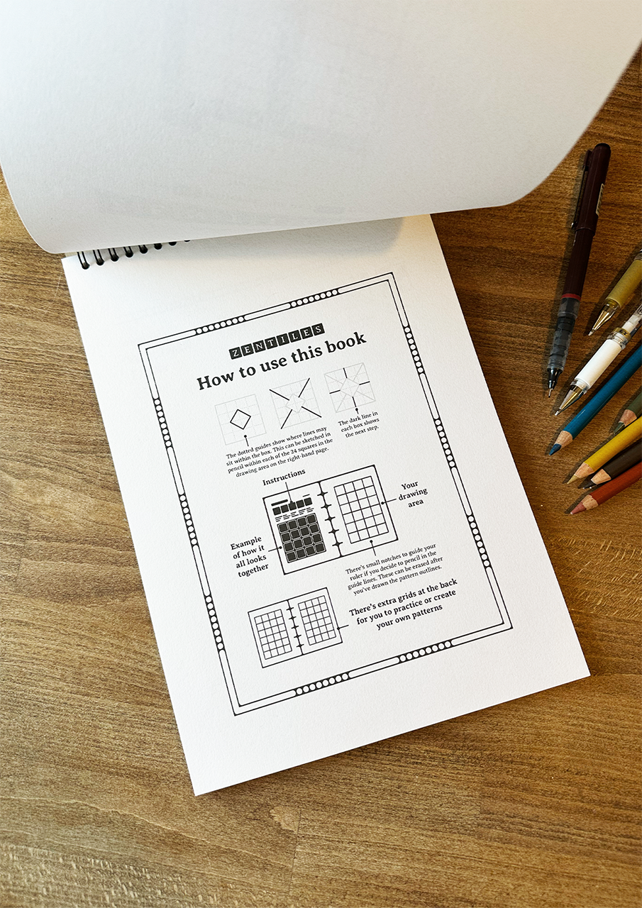 Zentiles Guided Drawing Book