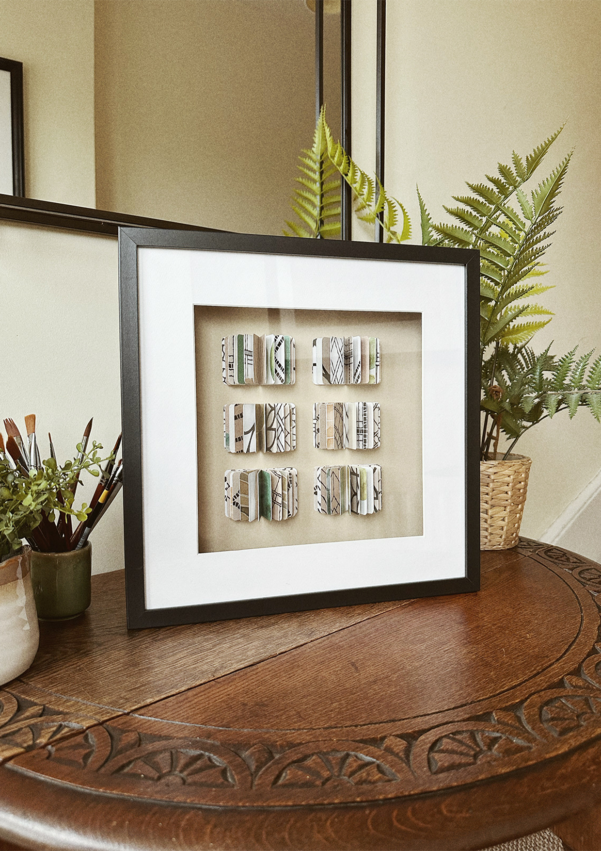 The Pattern Books - Framed Artwork