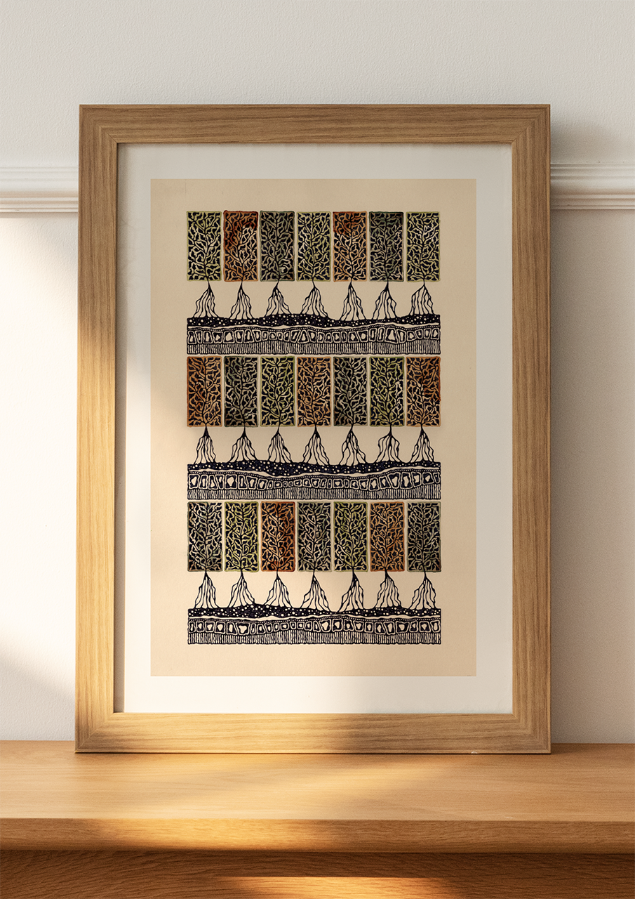 The Autumn Trees - Art Print
