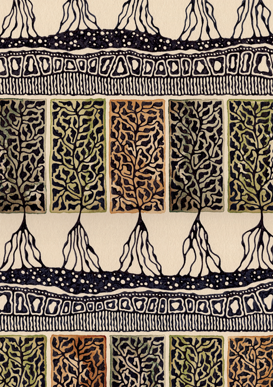 The Autumn Trees - Art Print