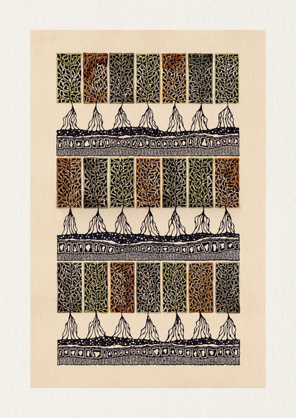 The Autumn Trees - Art Print