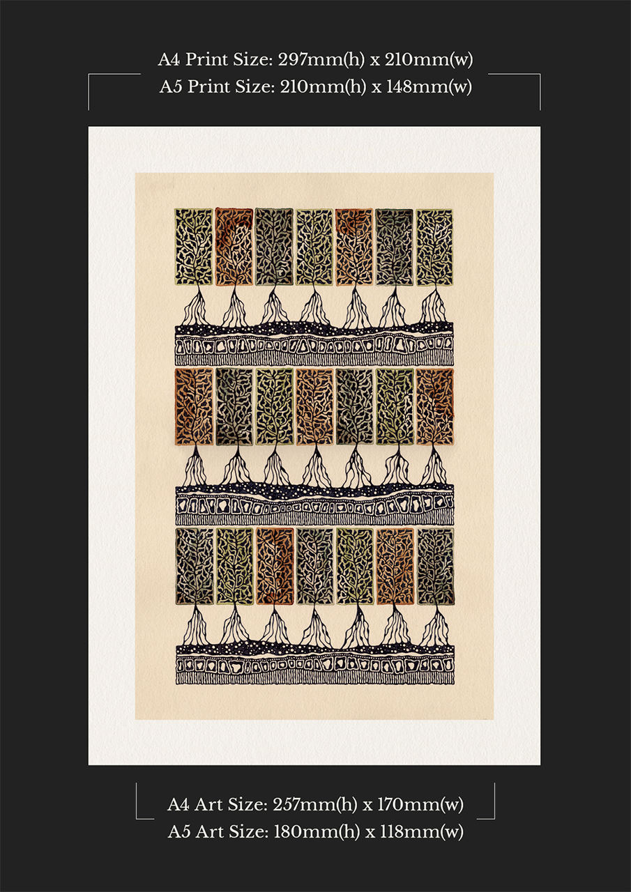 The Autumn Trees - Art Print