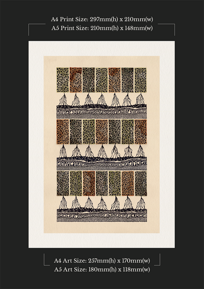 The Autumn Trees - Art Print