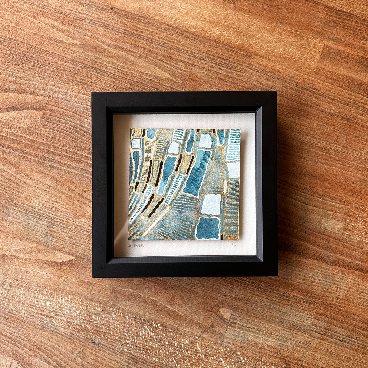 The Gilded Rivers 1/6 Original Framed Artwork