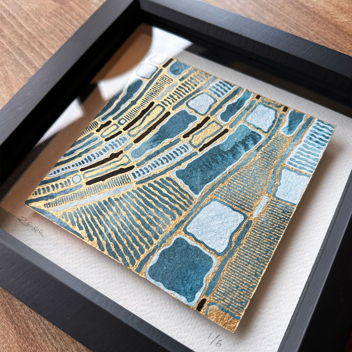 The Gilded Rivers 1/6 Original Framed Artwork