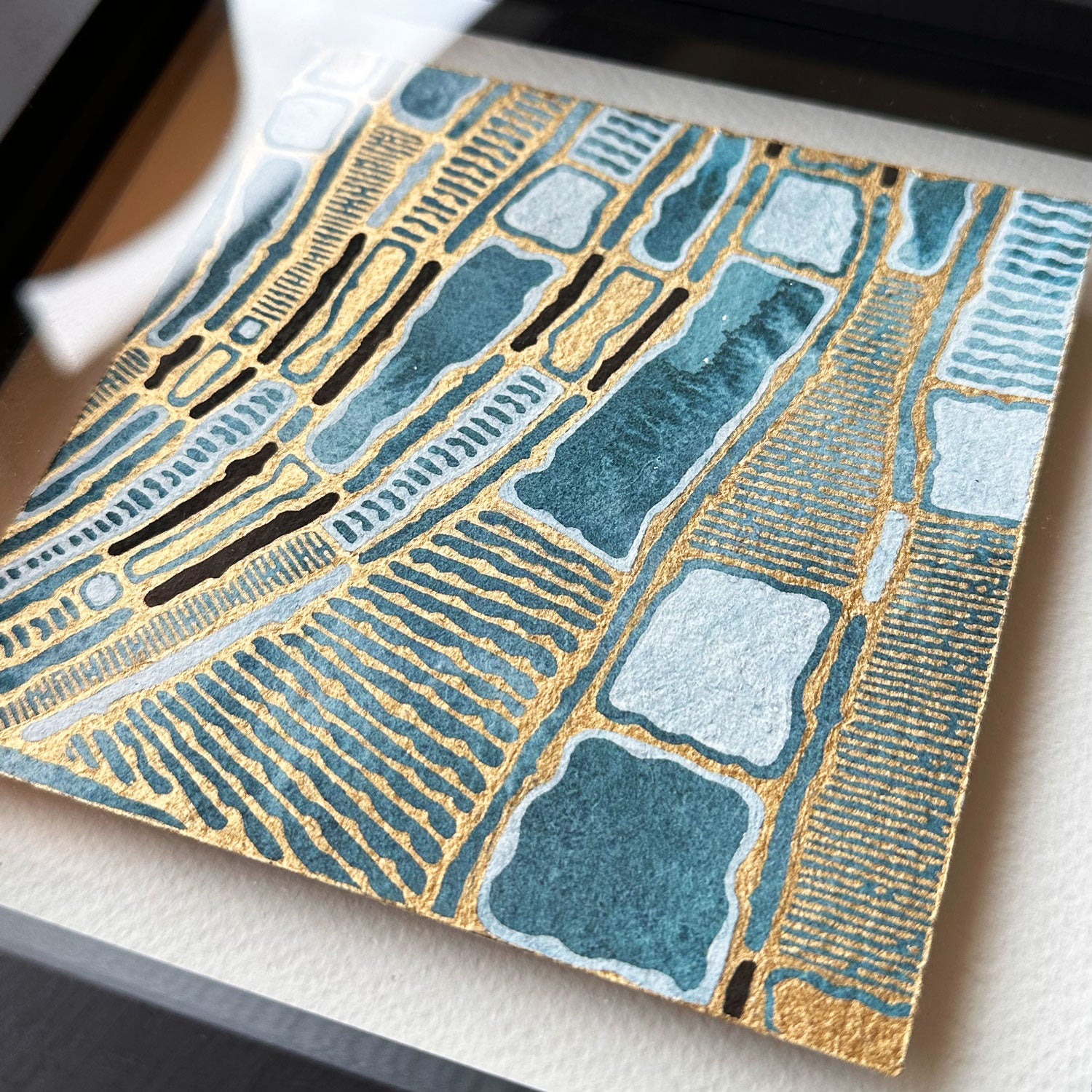The Gilded Rivers 1/6 Original Framed Artwork