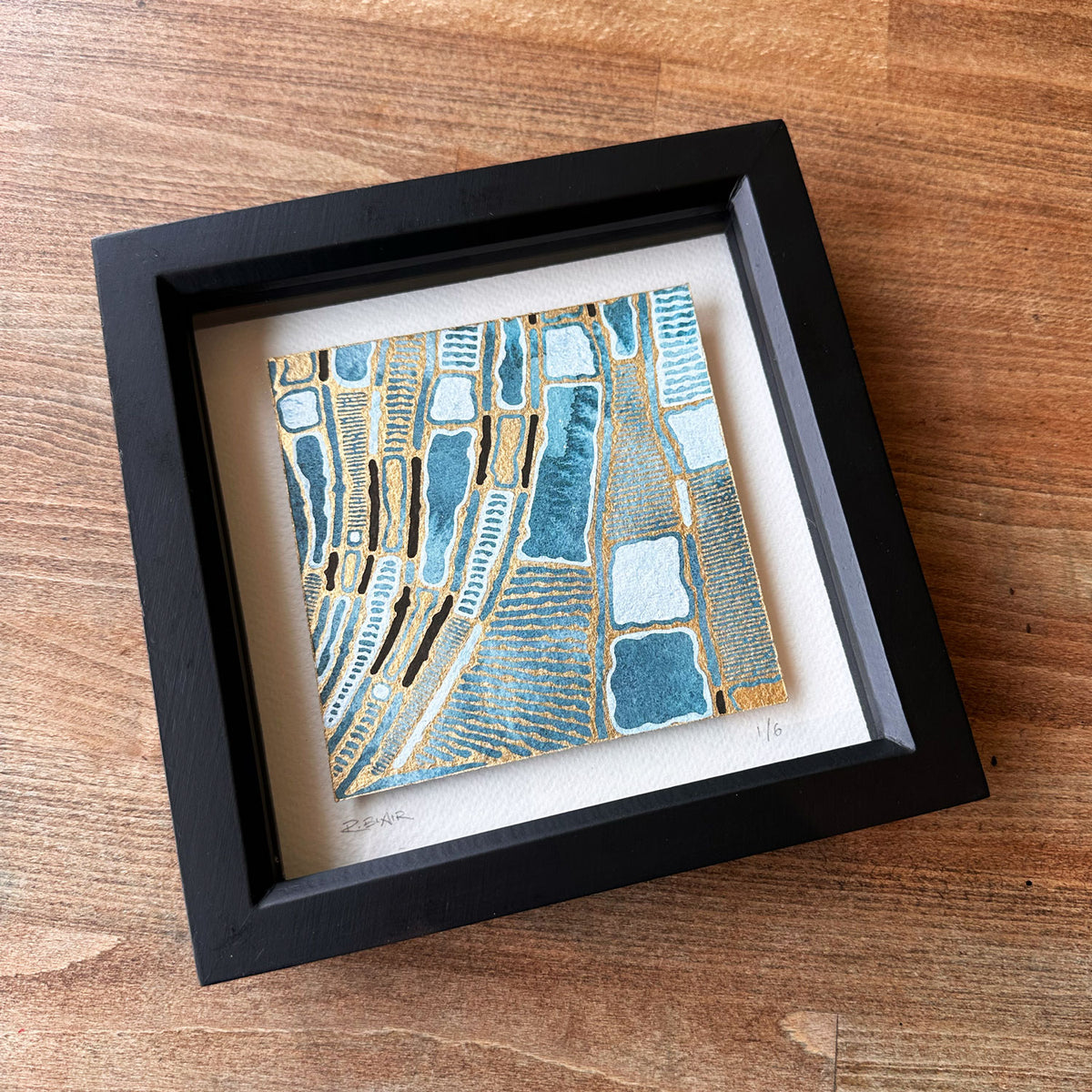 The Gilded Rivers 1/6 Original Framed Artwork