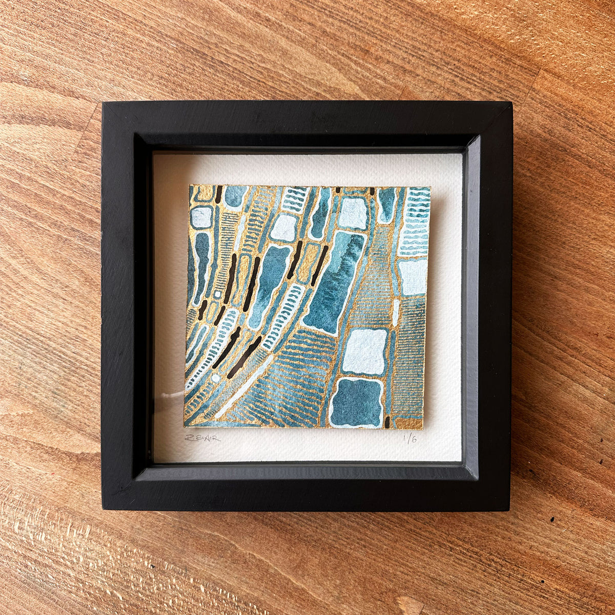 The Gilded Rivers 1/6 Original Framed Artwork