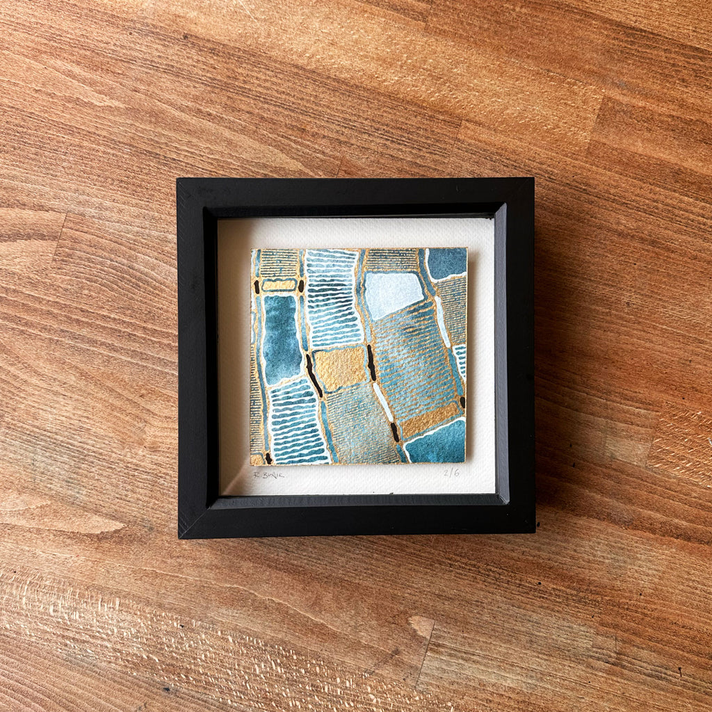 The Gilded Rivers 2/6 Original Framed Artwork