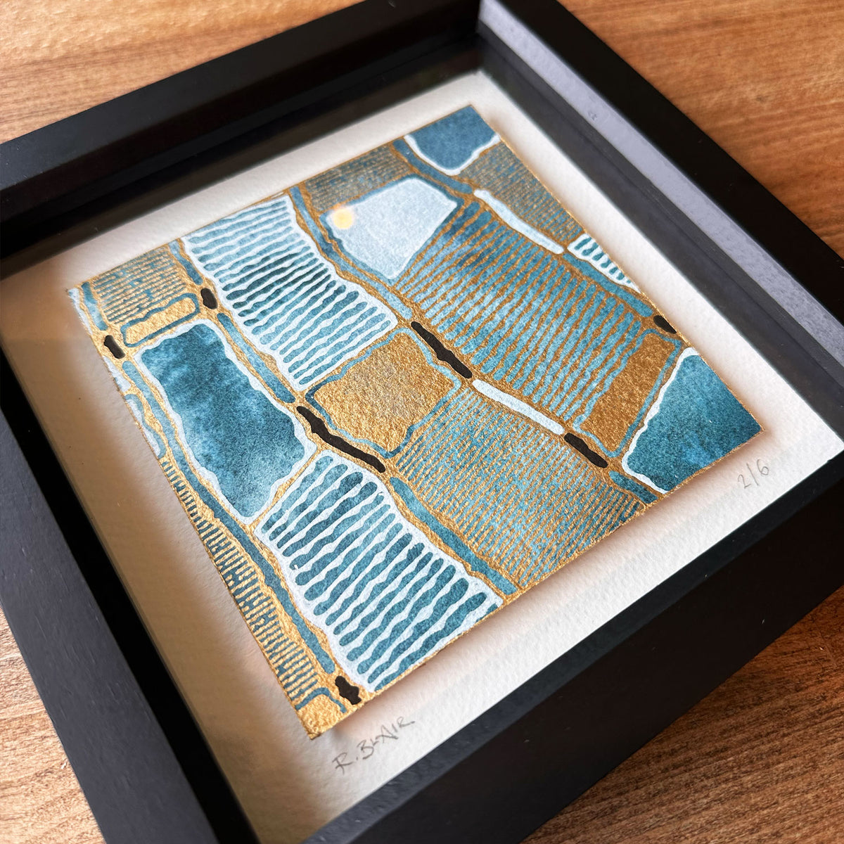The Gilded Rivers 2/6 Original Framed Artwork