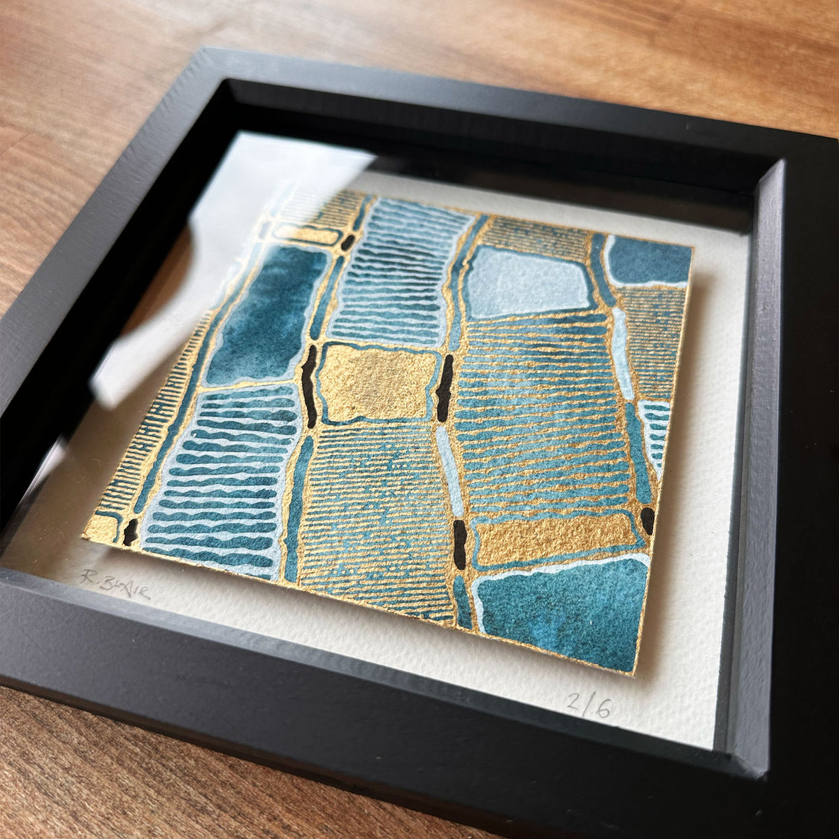 The Gilded Rivers 2/6 Original Framed Artwork