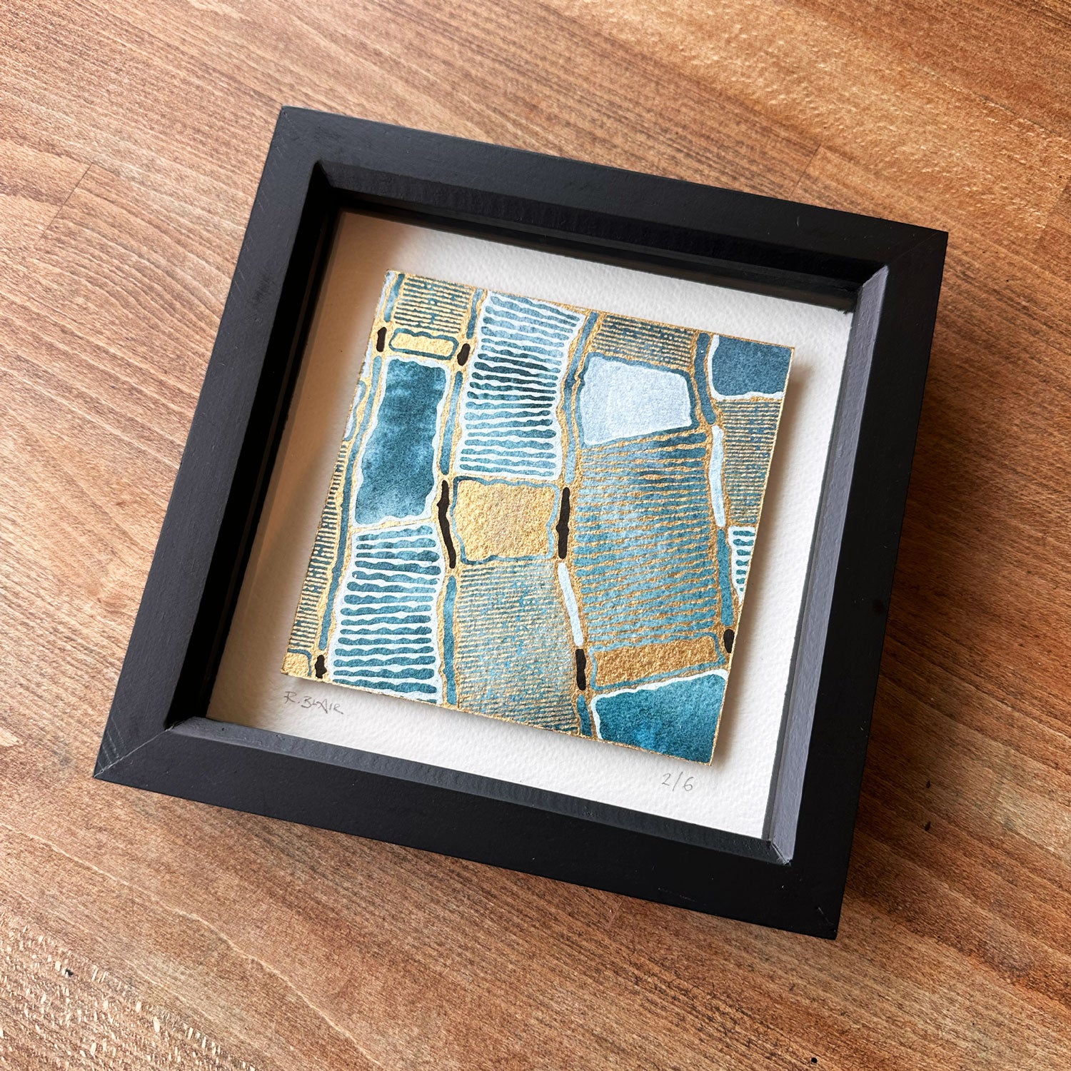 The Gilded Rivers 2/6 Original Framed Artwork