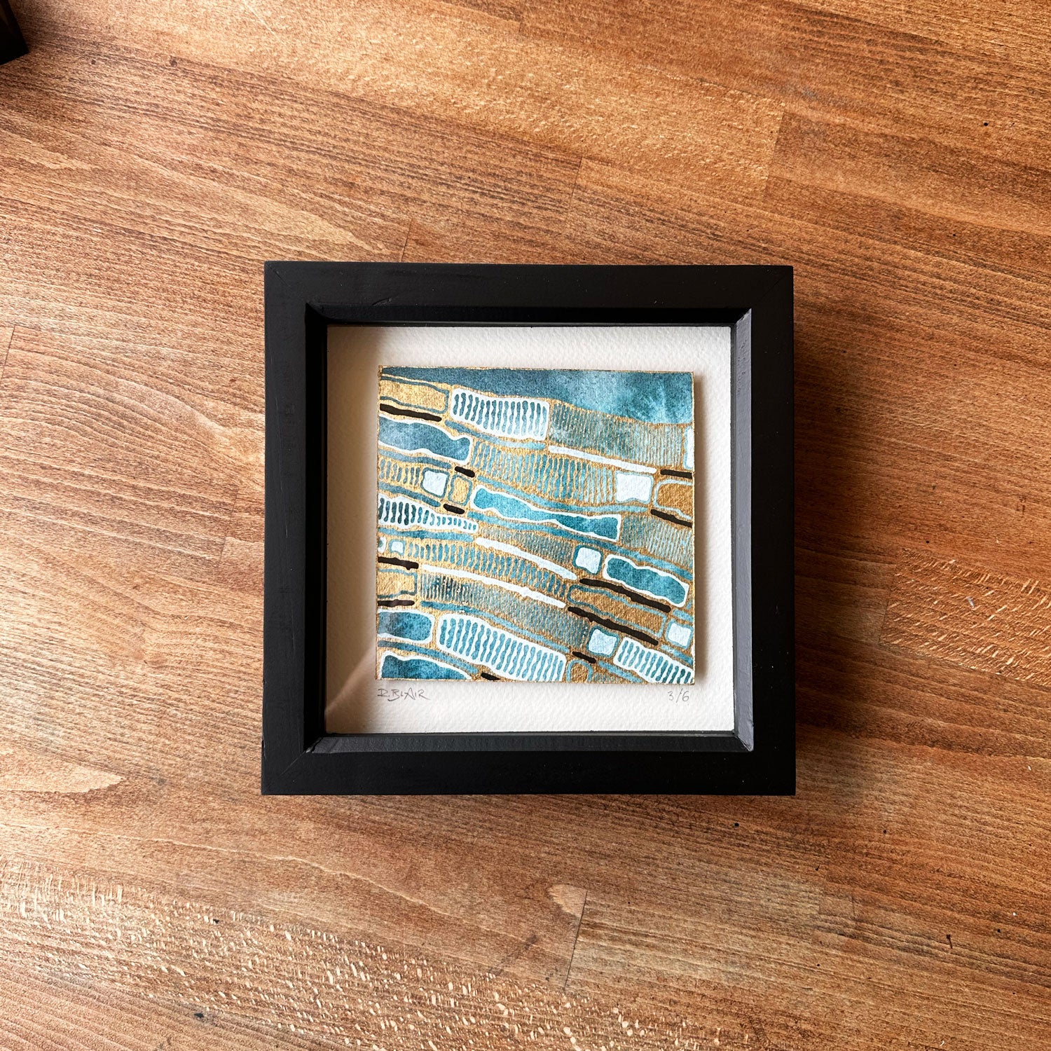 The Gilded Rivers 3/6 Original Framed Artwork