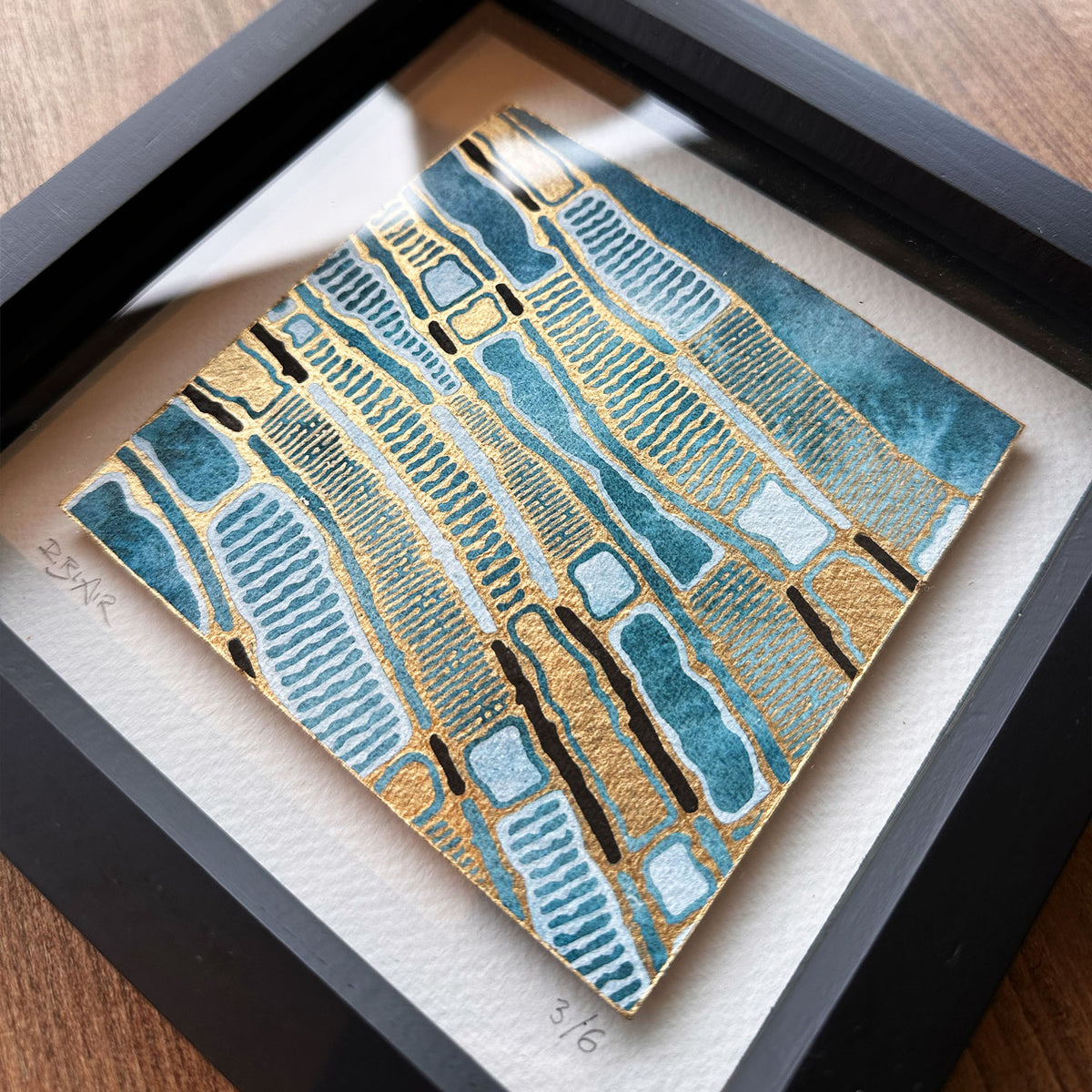 The Gilded Rivers 3/6 Original Framed Artwork