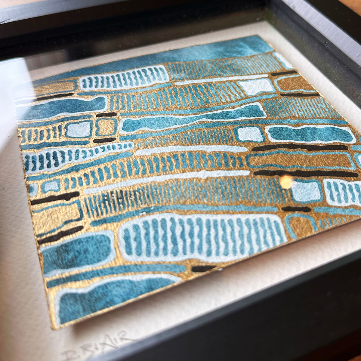 The Gilded Rivers 3/6 Original Framed Artwork