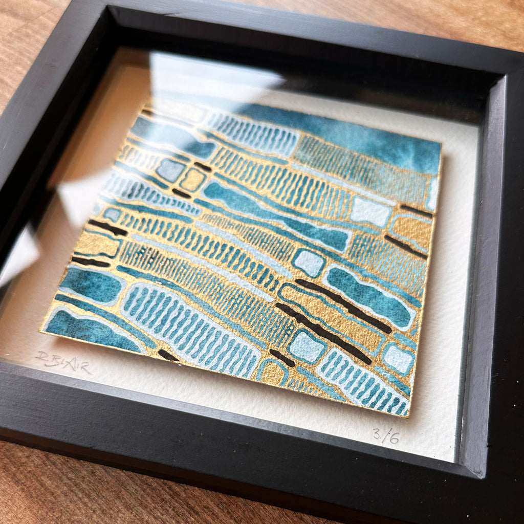The Gilded Rivers 3/6 Original Framed Artwork