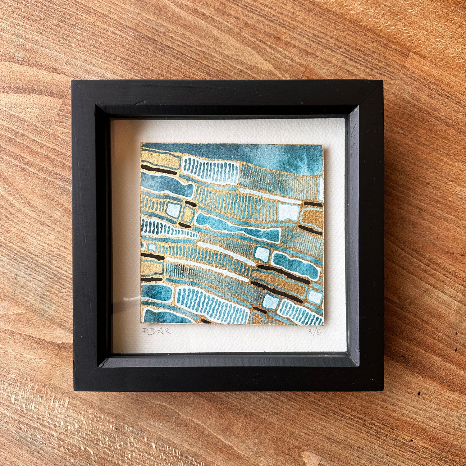 The Gilded Rivers 3/6 Original Framed Artwork