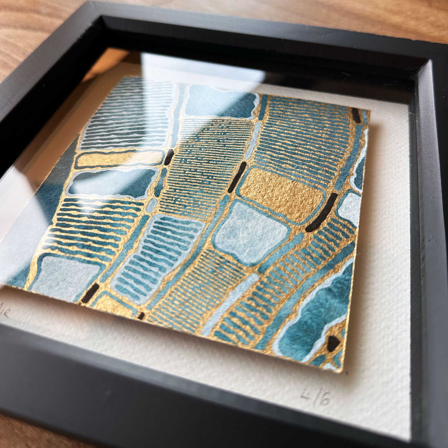 The Gilded Rivers 4/6 Original Framed Artwork