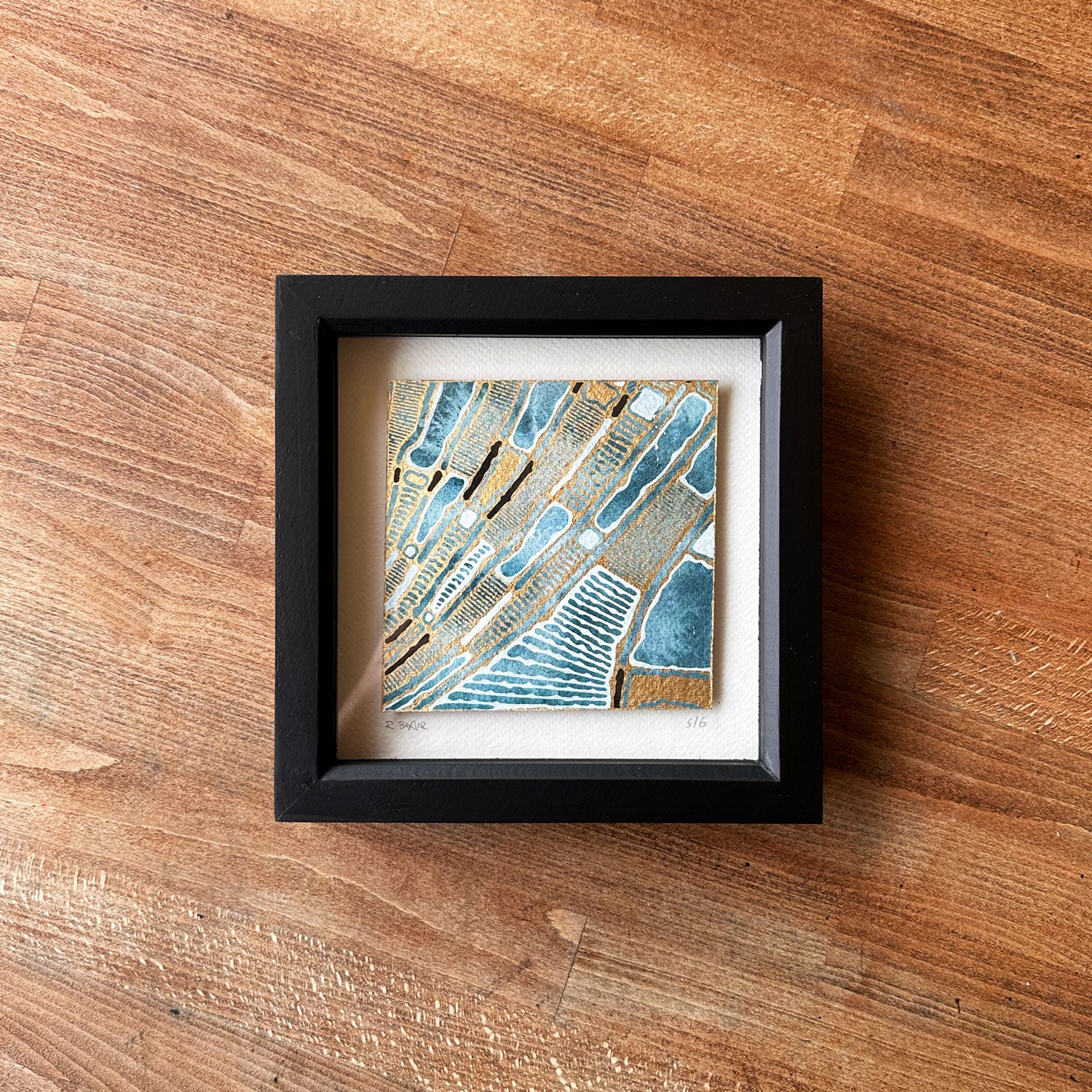 The Gilded Rivers 5/6 Original Framed Artwork