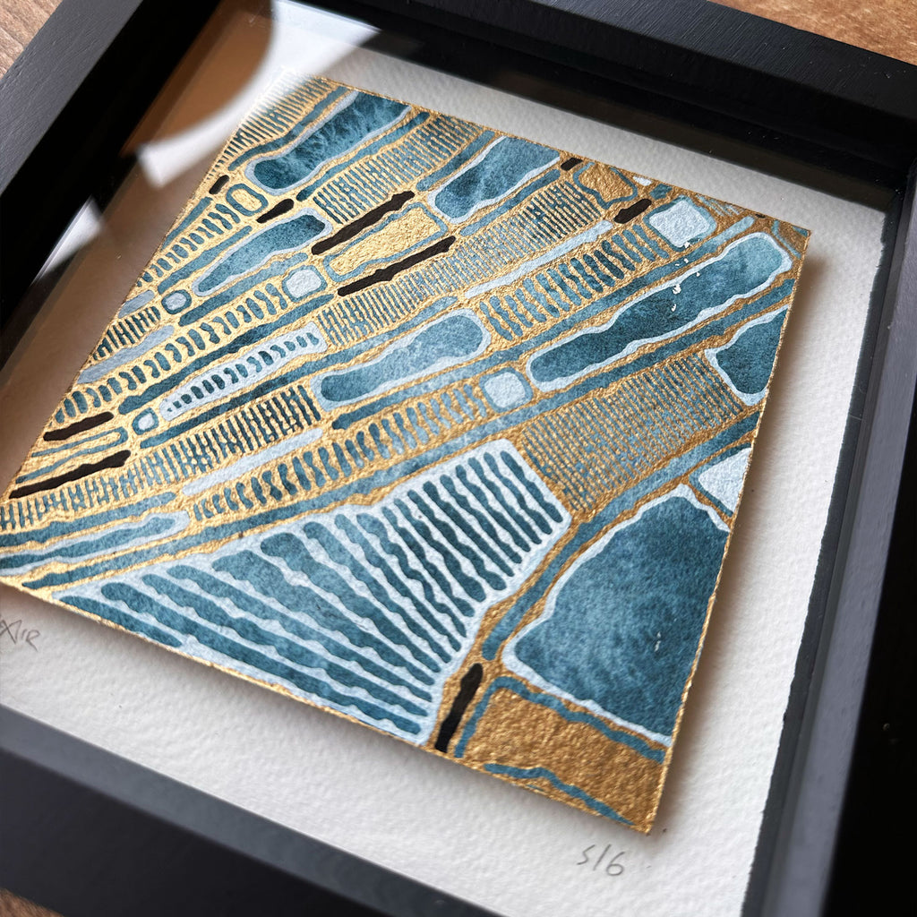 The Gilded Rivers 5/6 Original Framed Artwork