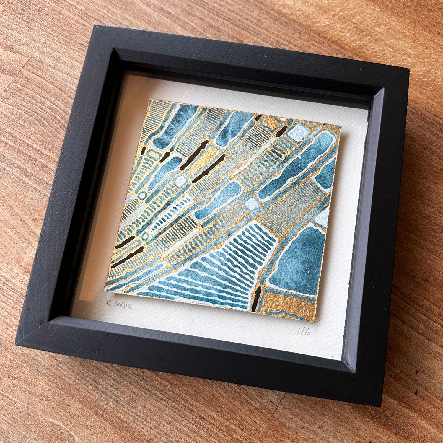 The Gilded Rivers 5/6 Original Framed Artwork
