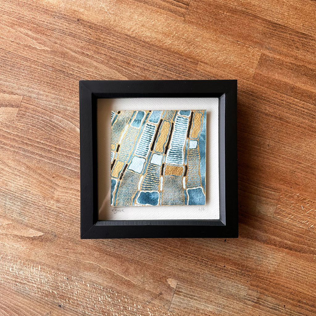 The Gilded Rivers 6/6 Original Framed Artwork