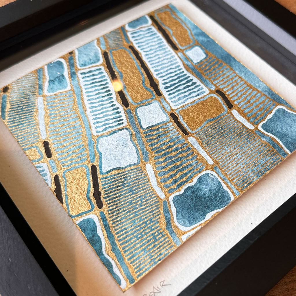 The Gilded Rivers 6/6 Original Framed Artwork