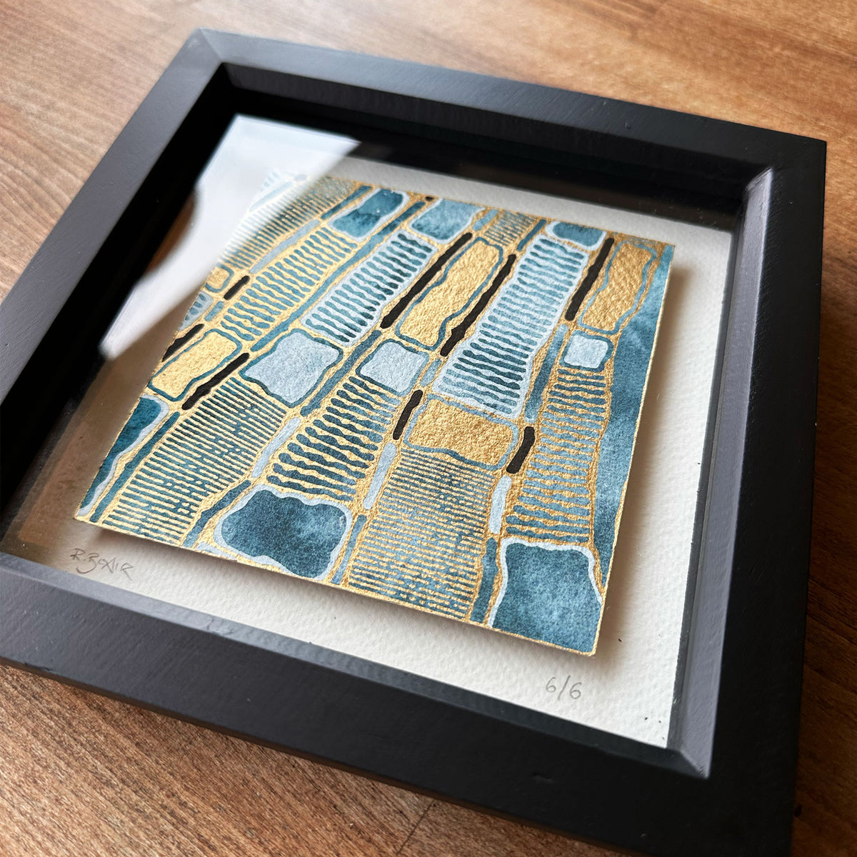The Gilded Rivers 6/6 Original Framed Artwork