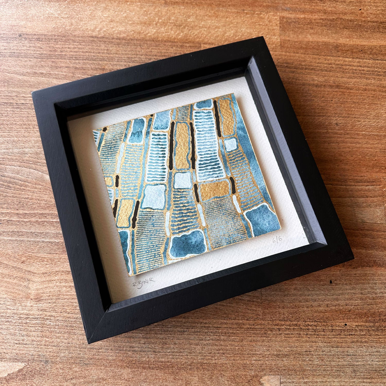 The Gilded Rivers 6/6 Original Framed Artwork