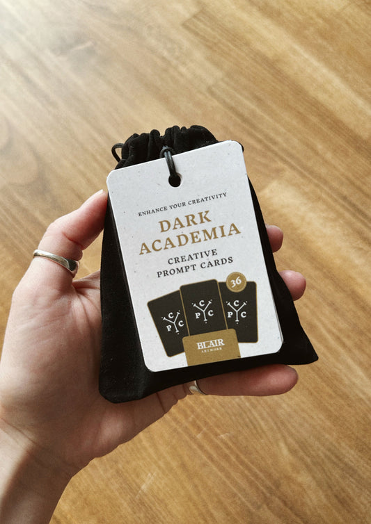 Dark Academia - Creative Prompt Cards