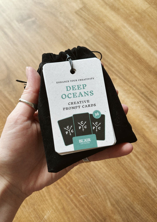 Deep Oceans - Creative Prompt Cards