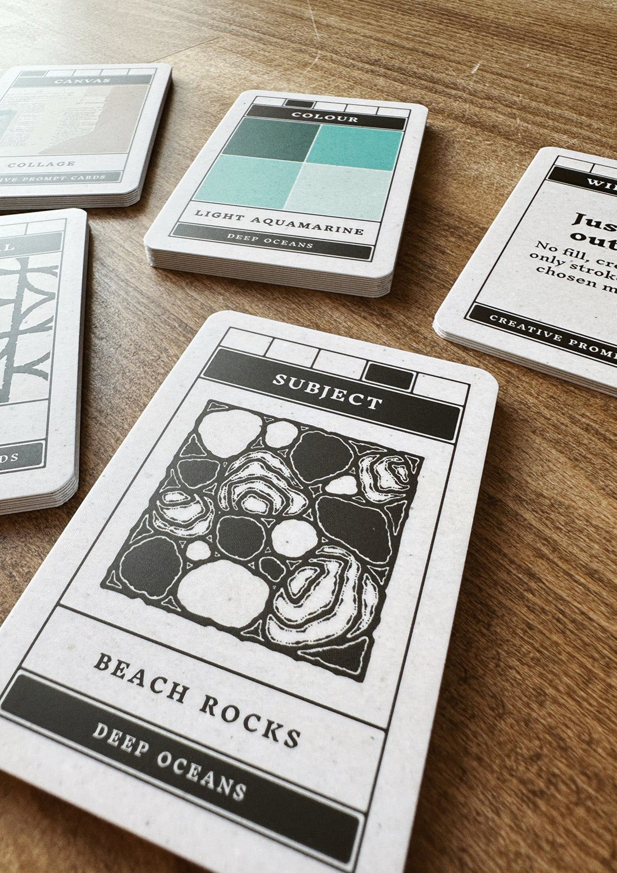 Deep Oceans - Creative Prompt Cards
