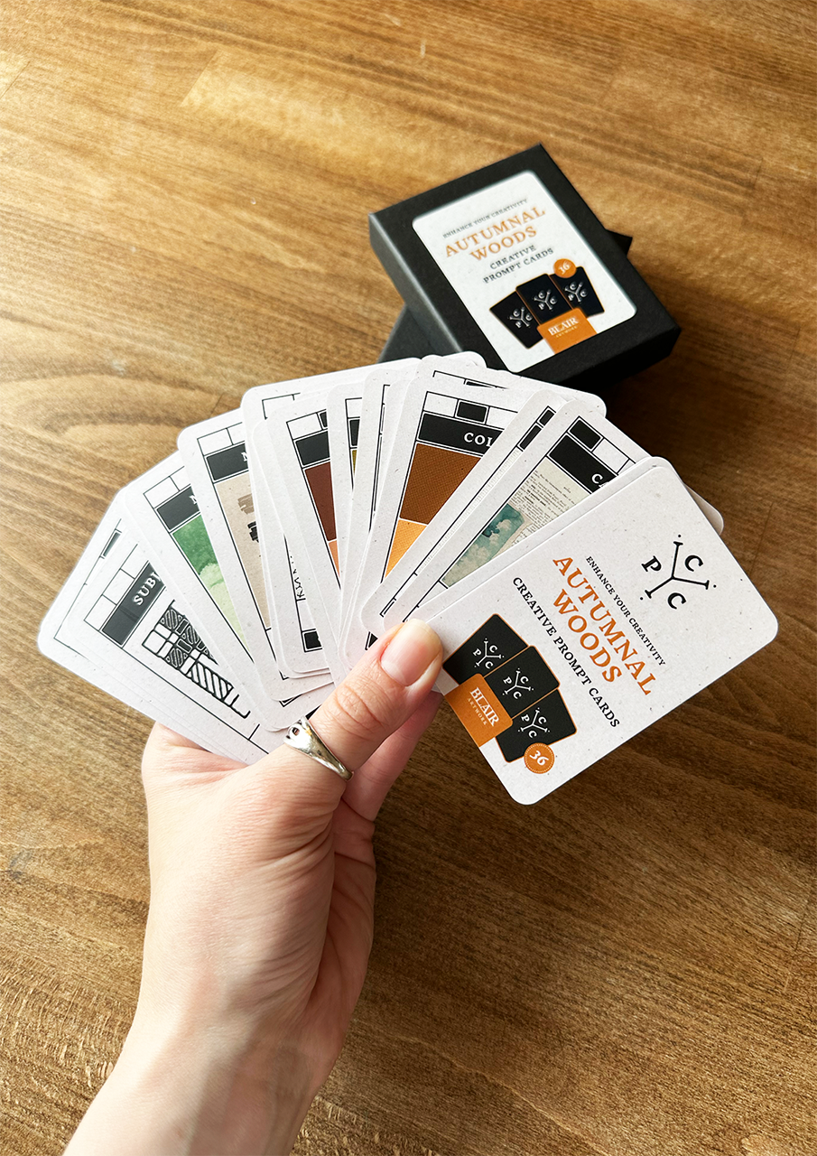 Autumnal Woods - Creative Prompt Cards